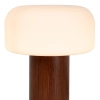Stołowa lampa grzybek Kenan 10526/01/70 do sypialni drewniana biała