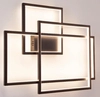 Designerska lampa ścienna GEOMETRIC W0233D LED 45W 3000K metal czarna