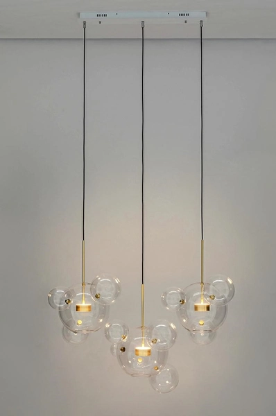 Jadalniana lampa wisząca MSE1501100541 LED 42W 3000K przezroczysta złota