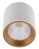 Zestaw lampa sufitowa Tub LED 7W 3000K biała pierścień złoty