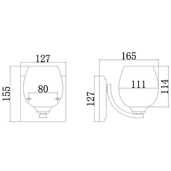Ścienna lampa do łazienki Kalli FE-KALLI1-BATH kryształowa IP44 chrom