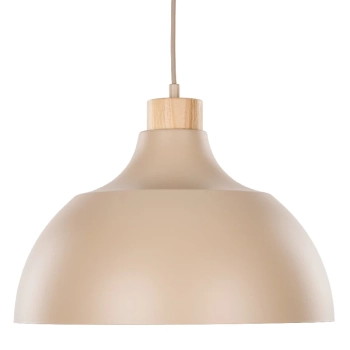 Skandynawska zwisająca lampa Cap Sabia 10656 do jadalni beżowa