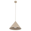 Loftowa wisząca lampa Cono 10621 stożkowa do jadalni beżowy