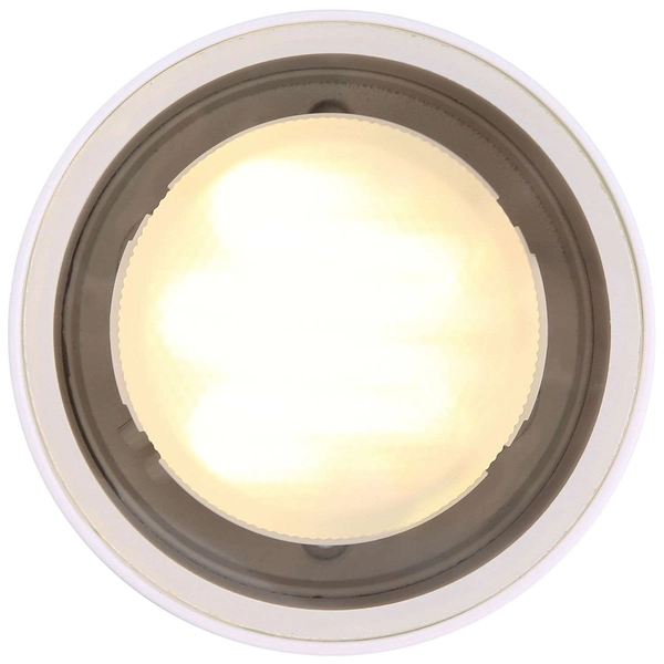 LAMPA sufitowa stropowa ALCALA 32063W Globo zewnętrzna OPRAWA tuba outdoor IP44 biała przezroczysta