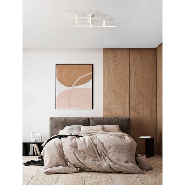 Ściemnialna lampa sufitowa TUMBES LE44474 LED 42W 3000K frame białe