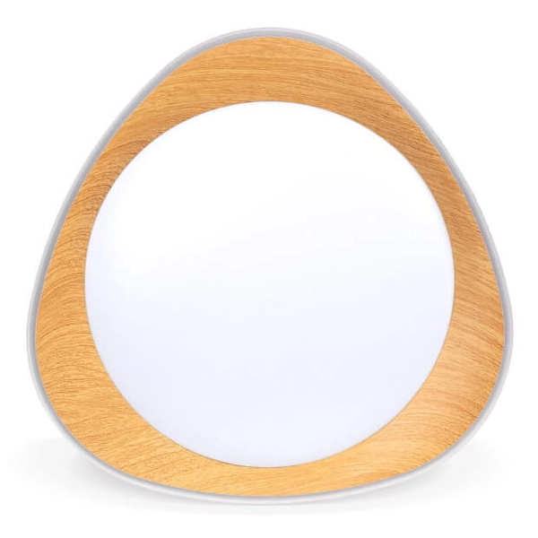 Plafon salonowy Piano ABR-POASY-24W LED 24W zmienna barwa drewniany biały