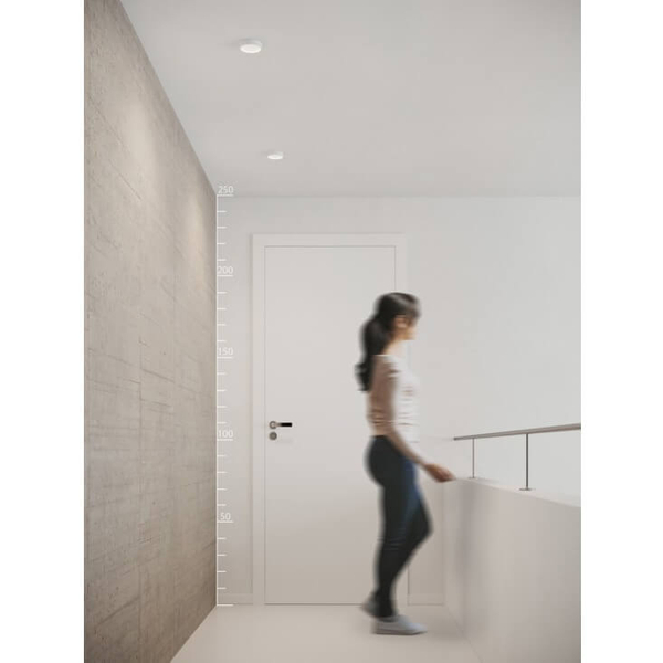 Okrągłe oczko ledowe Slim LED 6W podtynkowa lampa chrom