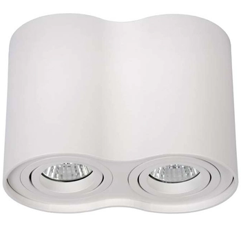 Nowoczesny spot sufitowy Tube 22952/02/31 metalowy do salonu biały