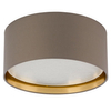 Lampa sufitowa okrągła glamour Bilbao 4404 TK Lighting beżowa złota