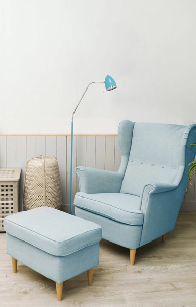 Kierunkowa lampa podłogowa Kajtek K-MT-201 turkusowa