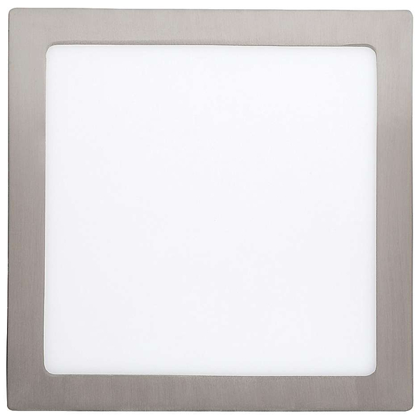 Plafon LAMPA sufitowa LOIS 2668 Rabalux kwadratowa OPRAWA metalowa LED 18W 3000K satynowy chrom