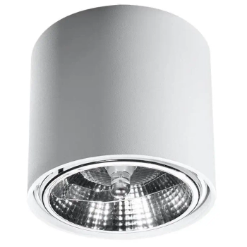 Spot LAMPA sufitowa SL.0695 metalowa OPRAWA downlight natynkowa tuba biała