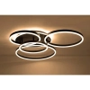 Lampa sufitowa z pilotem RINGS MSE1501100505 LED 66W 2500-6000K czarna
