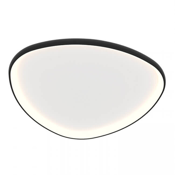 Ledowy sufitowy plafon 23090 LED 39W 3000K do przedpokoju czarny