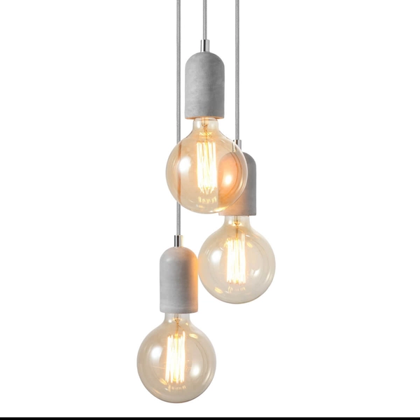 Wisząca lampa nad stół VOLTA AZ2385 Azzardo betonowa szary