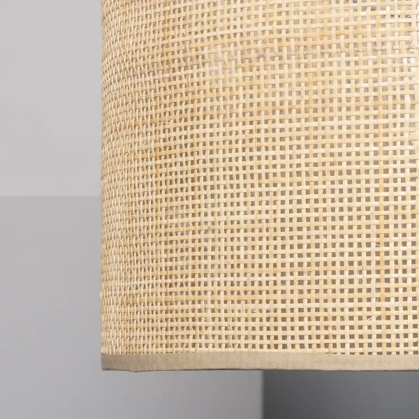 Wisząca lampa tuba Boho ABR-LW18-BH-E27 Abruzzo ratan beżowy