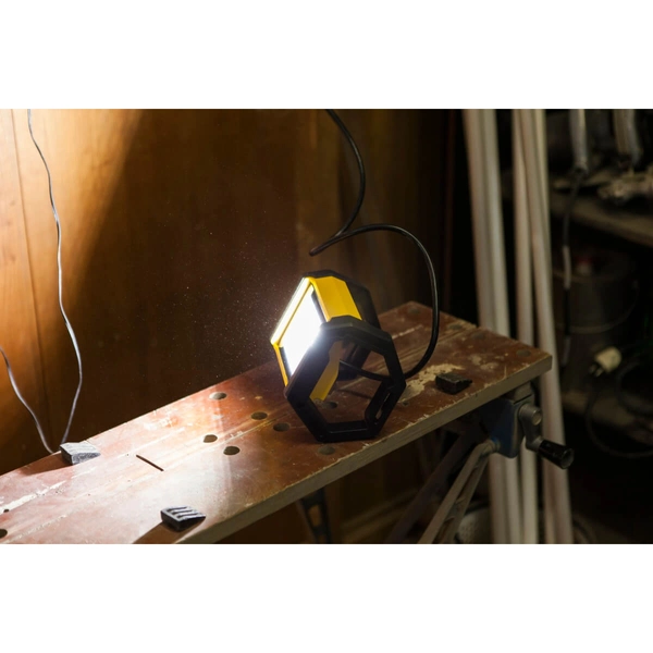 Robocza lampa stojąca EPTA 7901602426 LED 24W 5000K IP54 czarna żółta