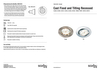 Downlight podtynkowy Cast 76007 Saxby obrotowy biały mat