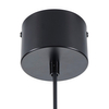 Lampa wisząca z kloszem Felt ST-10267P-S grey Step materiałowa szara