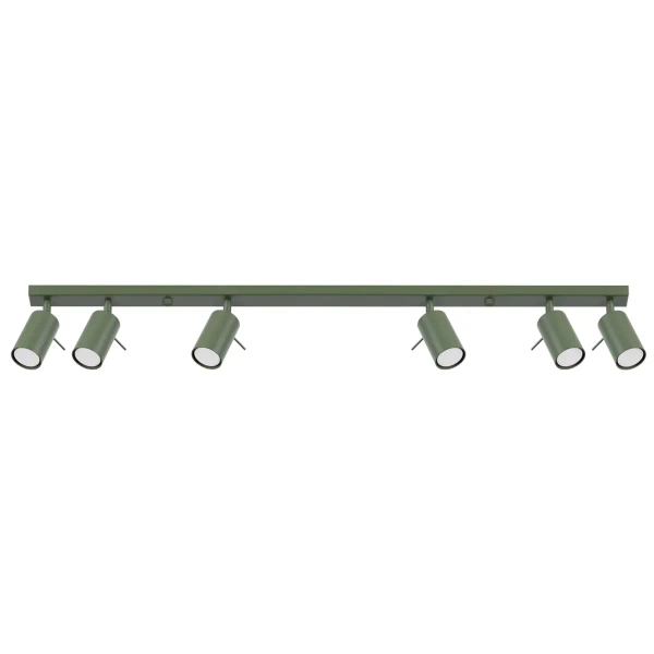 Wielopunktowa lampa sufitowa RING SL.1505 tubki regulowane oliwkowe