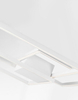 Przysufitowa lampa salonowa Paso squares LED 42W 3000K biała