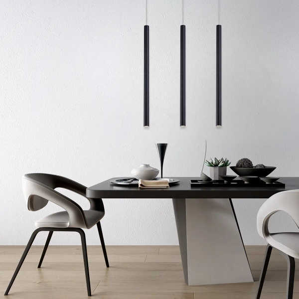 Lampa punktowa wisząca Lungo LP-894/3L BK Light Prestige zwis czarny