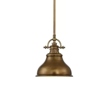 Retro lampa wisząca QZ-EMERY-P-S-WS do kuchni mosiądz