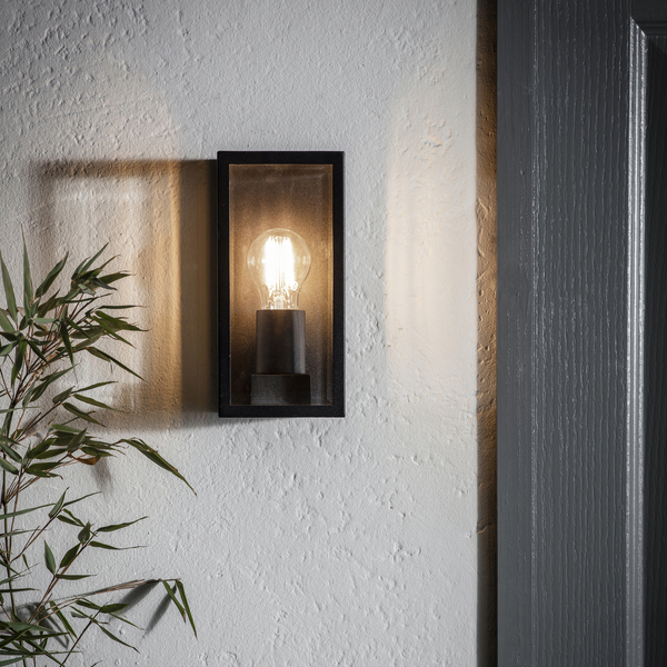 Kinkiet elewacyjny Oxford 80600 Endon industrialny lampion IP44 czarny