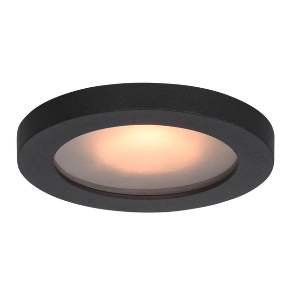 Wpuszczana lampa sufitowa Antar DL-26385-GU10-BK IP44 łazienkowa czarna