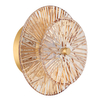 Kinkiet ścienny LUXIO ST-3315-2 gold Step LED 6W 3000K bursztynowa