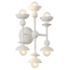 Świecznikowa lampa ścienna Cadence QN-CADENCE-6WB-WHT do salonu biały