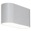 Minimalistyczna LAMPA ścienna KAUNAS 7024 Rabalux metalowy kinkiet owalny do salonu biały
