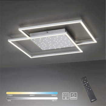Plafon YUKI biały 6024-55 3xLED 57W 2700-5000K kwadratowa oprawa