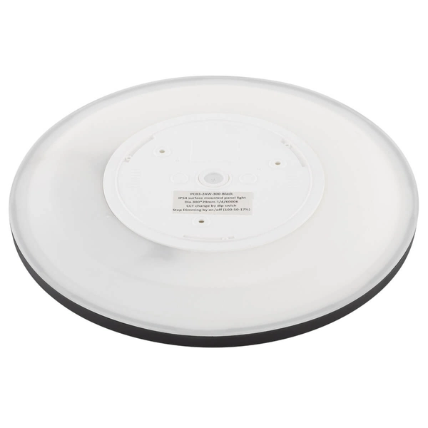 Natynkowa lampa Aqua 6905 LED 45W 3000-6500K round czarna biała