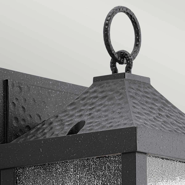 Latarenka ogrodowa ścienna KL-SPRINGFIELD-S Kichler klasyczna czarna