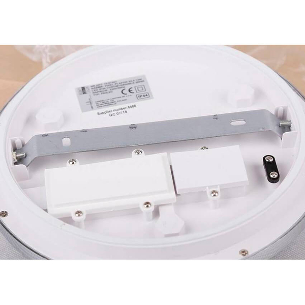 Okrągły plafon do łazienki Pixel 10-67401 LED 12W 3000K IP44 chrom biały
