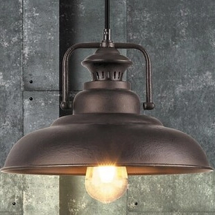 Industrialna LAMPA wisząca KYLE 2930 Rabalux metalowa OPRAWA ZWIS kopuła żarówka przewód brązowa