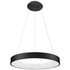 LAMPA wisząca GIULIA 5304-850RP-BK-3 Italux OPRAWA okrągła LED 50W 3000K pierścień ring czarna