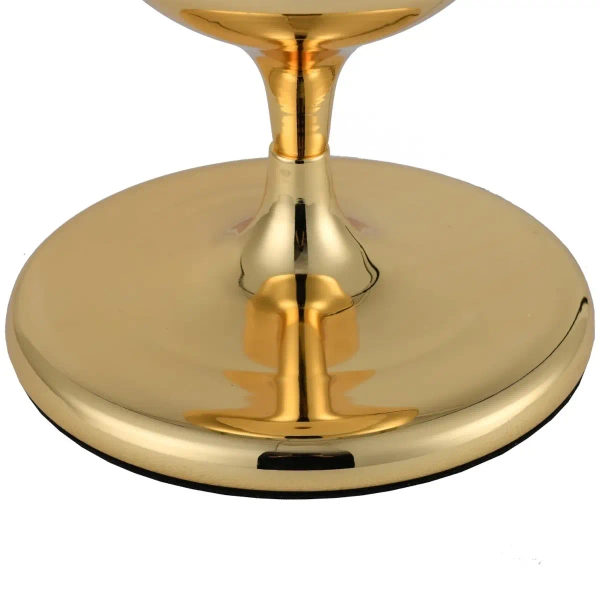 Klasyczna lampa stołowa Queen MT-8046-18 black gold Step z abażurem czarna złota