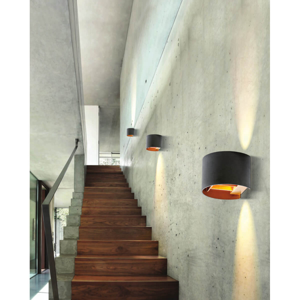 Zewnętrzna lampa ścienna Leticia AZ2189 LED 6W 3000K IP54 outdoor szara