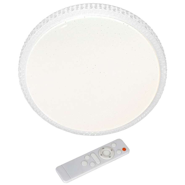 Plafon LAMPA sufitowa CRUZ ML4220 Milagro okrągła OPRAWA plafon LED 66W 3000K - 6000K z pilotem biały