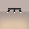 Potrójna lampa sufitowa KARBON SL.1581 tubki z regulacją czarne