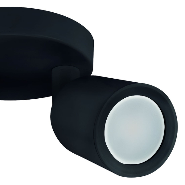 Lampa sufitowa regulowana BOGNA 03985 Ideus do przedpokoju czarna
