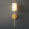 Ścienny kinkiet DARLING ST-9501W GOLD z abażurem złoty biały