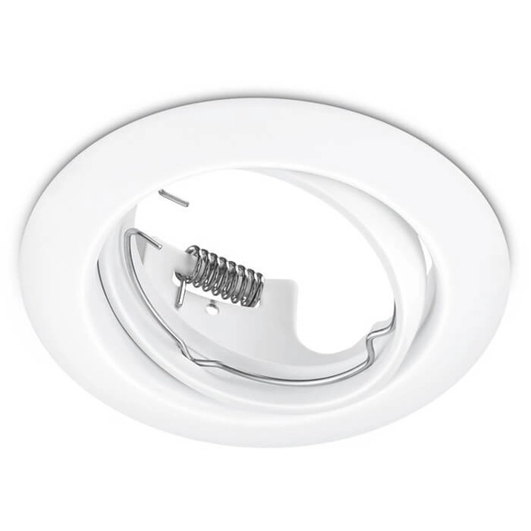 Wpuszczana lampa sufitowa okrągła JURA 650100131 z regulacją biały