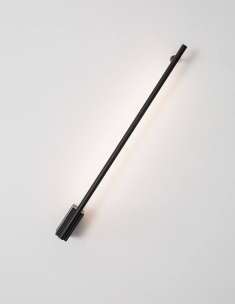 Nowoczesny kinkiet salonowy Buin LED 15W 3000K natynkowy czarny
