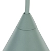 Salonowa lampa wisząca CONO 10074 stożkowa miętowy