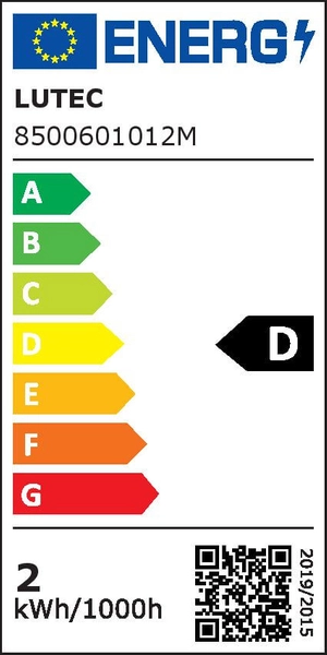 Regulowana lampka stojąca Roble 8500601012 IP54 LED 1,1W 3000K czarny