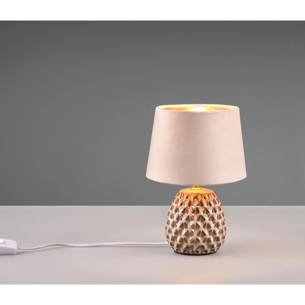 Lampka biurkowa Ariana R51531044 RL Light abażur do gabinetu beżowa