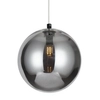 Wisząca lampa zestaw BUBBLES AZ5918+AZ5959 kula ball czarna przydymiona